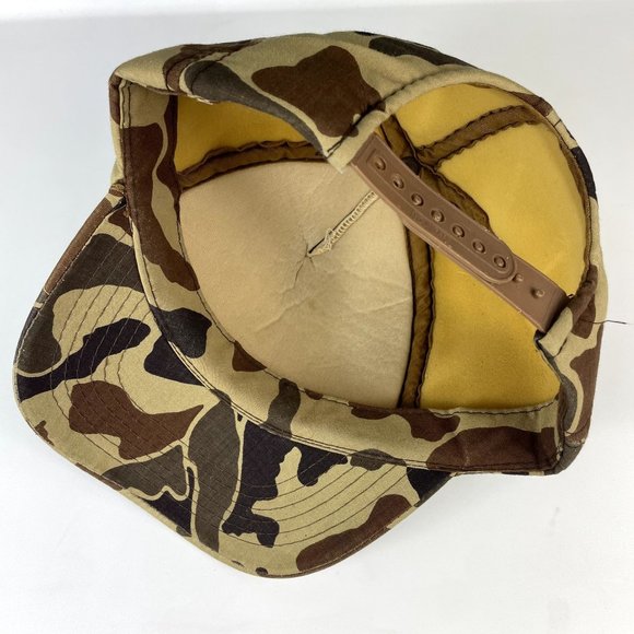 Blackwater Fish & Hunt Club Brown Camo Camouflage Snapback Hat Cap - Picture 7 of 9
